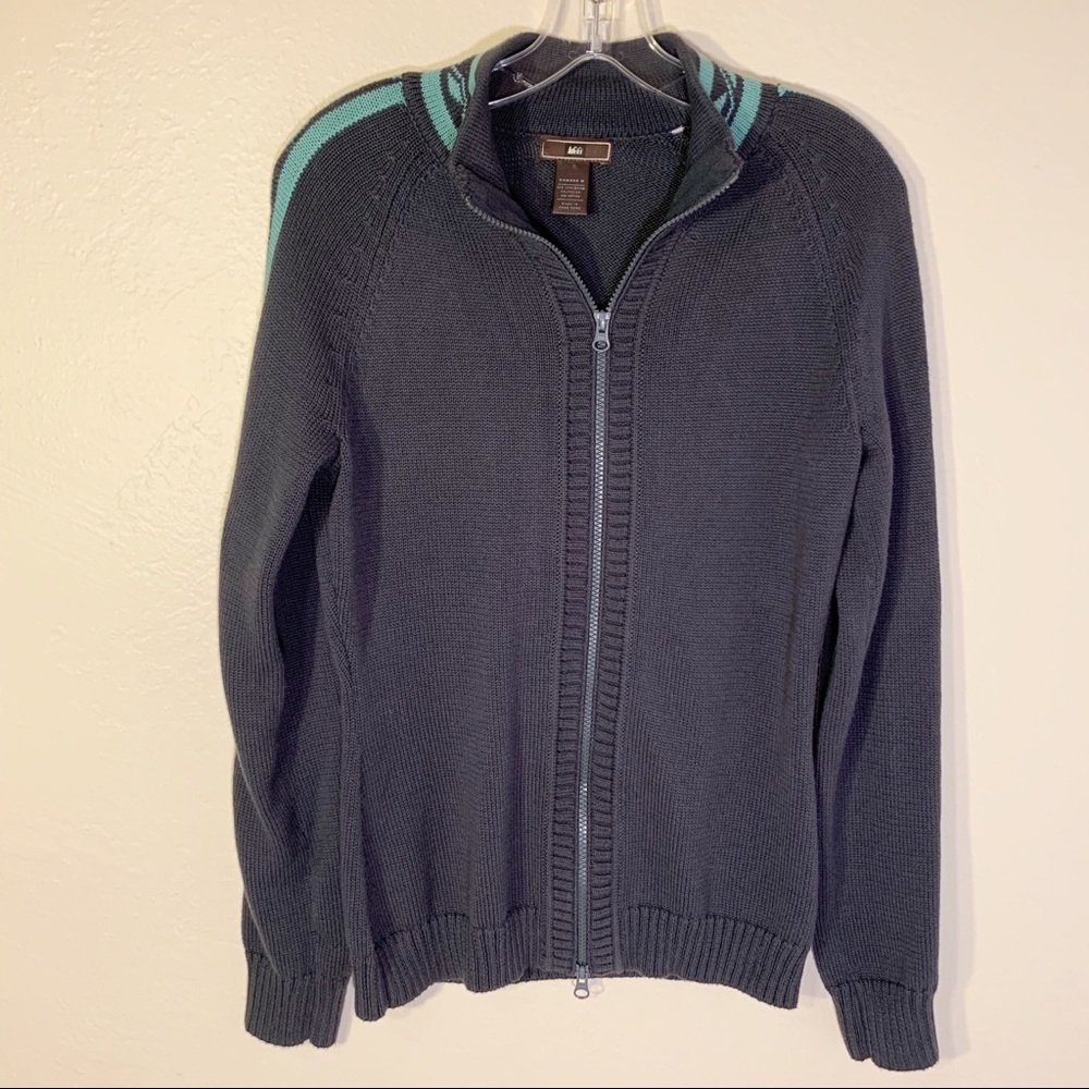 REI Coolmax Full Zip Sweater  M